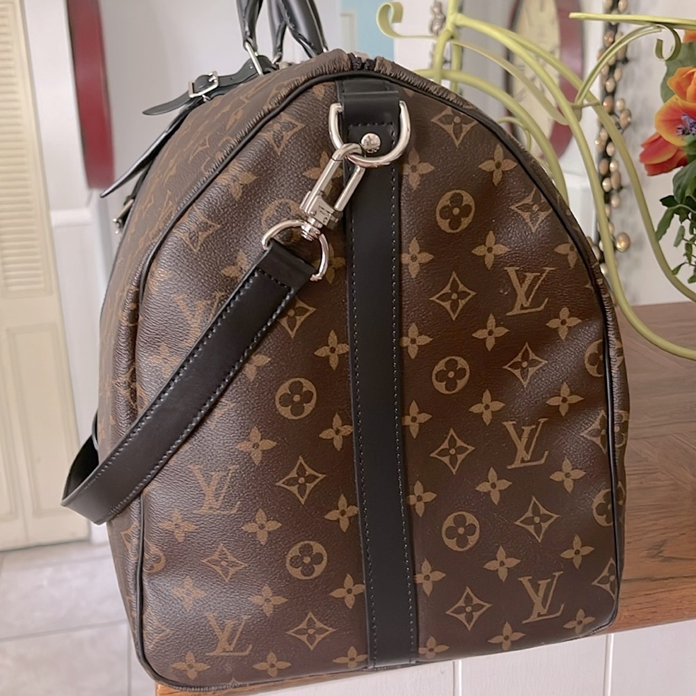 Authentic Louis Vuitton Macassar Keepall 55 - Picture 9 of 15